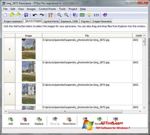 Screenshot PTGui Windows 7