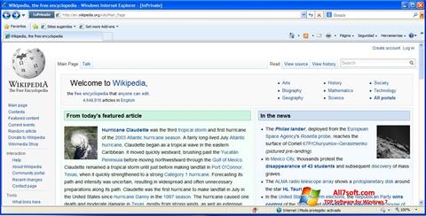 Screenshot Internet Explorer Windows 7