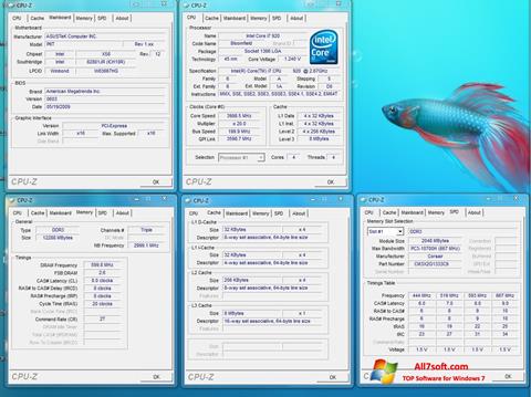 Screenshot CPU-Z Windows 7