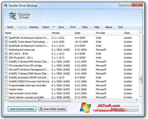 Screenshot Double Driver Windows 7