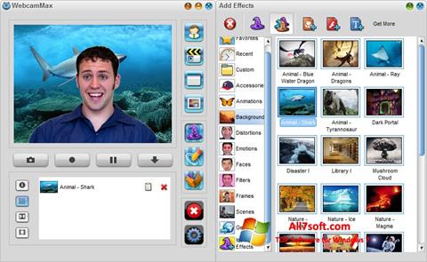 Screenshot WebcamMax Windows 7