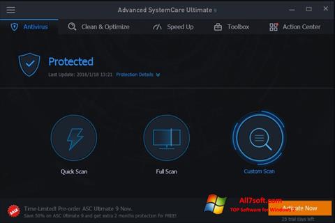 Screenshot Advanced SystemCare Windows 7