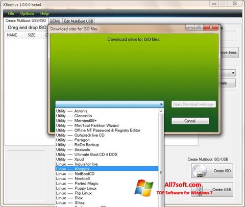 Screenshot XBoot Windows 7