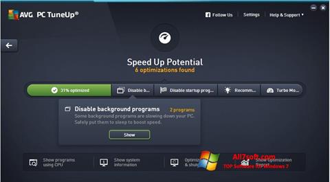 Screenshot AVG PC Tuneup Windows 7