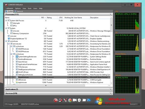 Screenshot Comodo Cleaning Essentials Windows 7