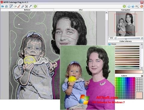 Screenshot AKVIS Coloriage Windows 7