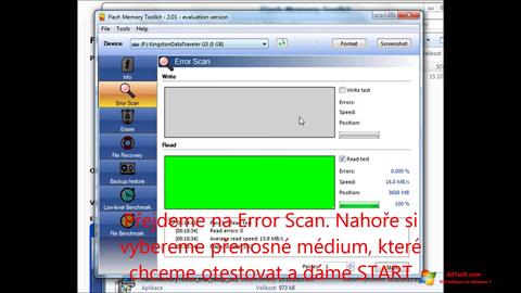 Screenshot Flash Memory Toolkit Windows 7