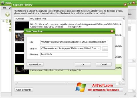 Screenshot Free Video Catcher Windows 7