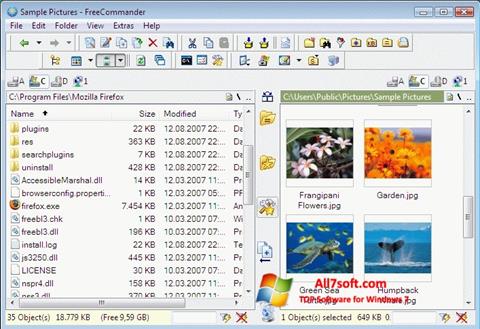 Screenshot FreeCommander Windows 7