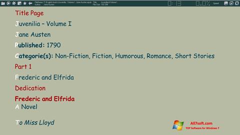 Screenshot ICE Book Reader Windows 7