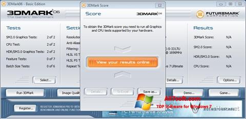 Screenshot 3DMark06 Windows 7