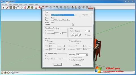 Screenshot SketchUp Make Windows 7