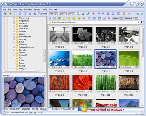Screenshot FastStone Image Viewer Windows 7
