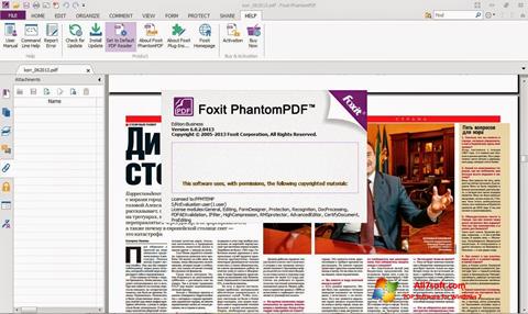 Screenshot Foxit Phantom Windows 7