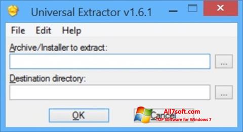 Screenshot Universal Extractor Windows 7