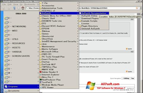 Screenshot AviSynth Windows 7