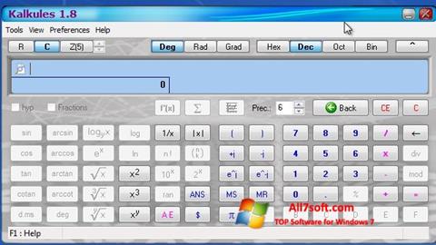 Screenshot Kalkules Windows 7