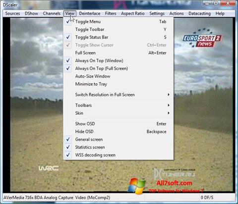 Screenshot DScaler Windows 7