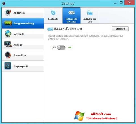 Screenshot Easy Settings Windows 7