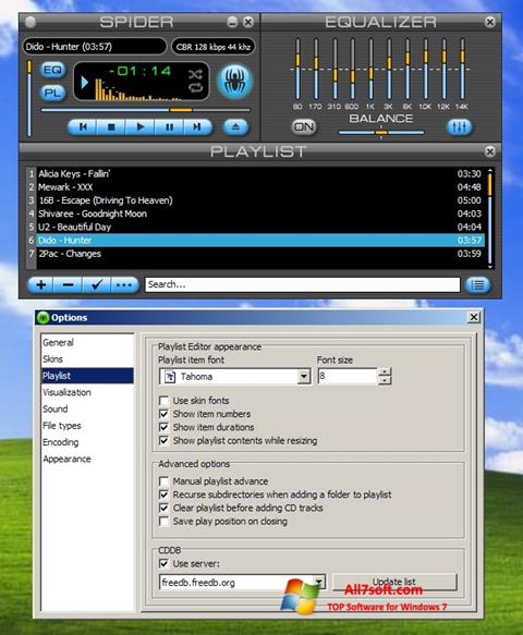 Screenshot Spider Player Windows 7