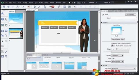 Screenshot Adobe Captivate Windows 7
