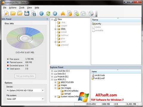 Screenshot Astroburn Lite Windows 7