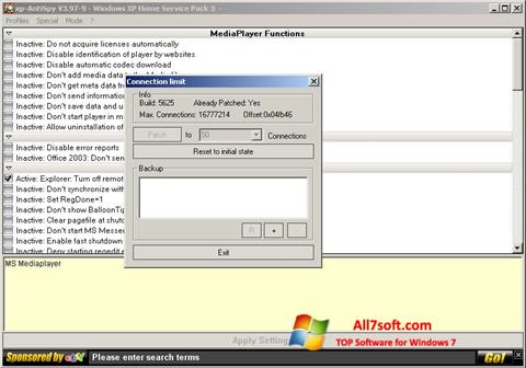 Screenshot XP-AntiSpy Windows 7