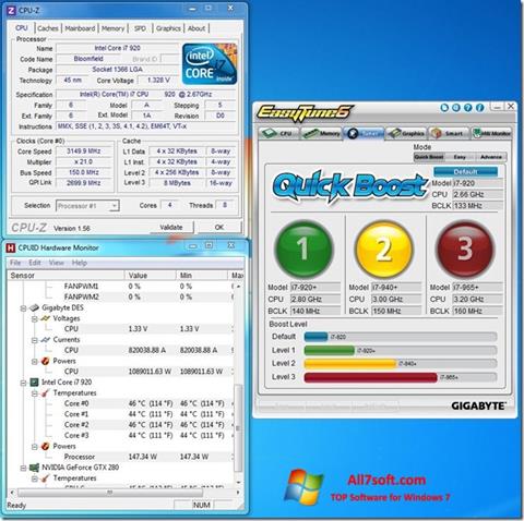 Screenshot EasyTune Windows 7