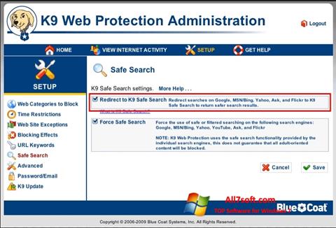 k9 web protection administration