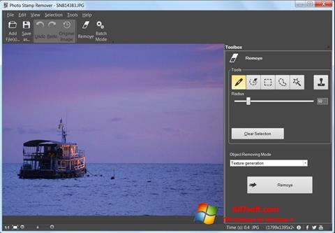 Screenshot Photo Stamp Remover Windows 7