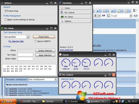 Screenshot ClockGen Windows 7