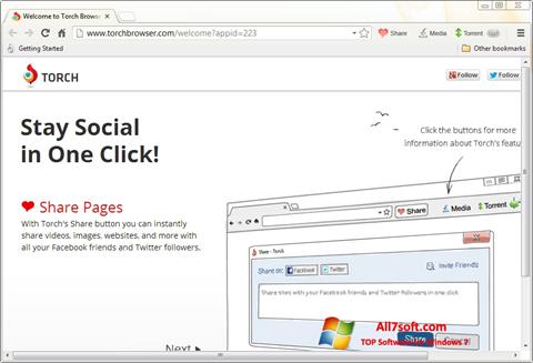 Screenshot Torch Browser Windows 7