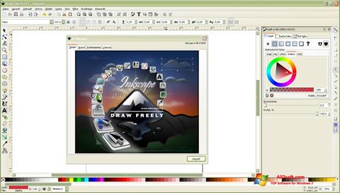 Screenshot Inkscape Windows 7