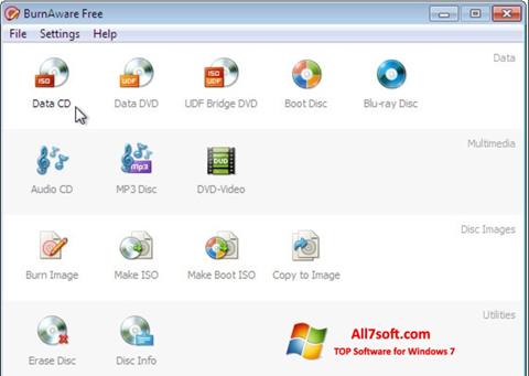 Screenshot BurnAware Free Windows 7