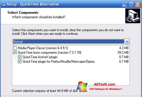 Screenshot QuickTime Alternative Windows 7