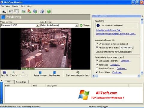Screenshot WebCam Monitor Windows 7