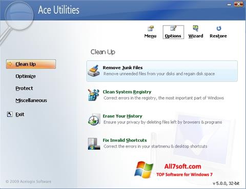 Screenshot Ace Utilities Windows 7
