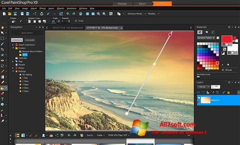 Screenshot PaintShop Pro Windows 7
