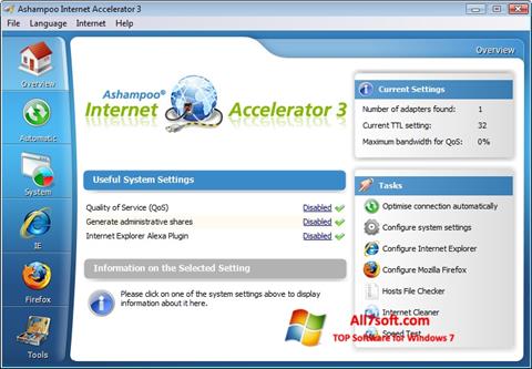 Screenshot Ashampoo Internet Accelerator Windows 7