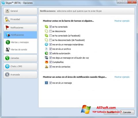 Screenshot Skype Beta Windows 7