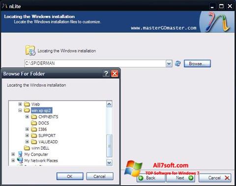 Screenshot nLite Windows 7