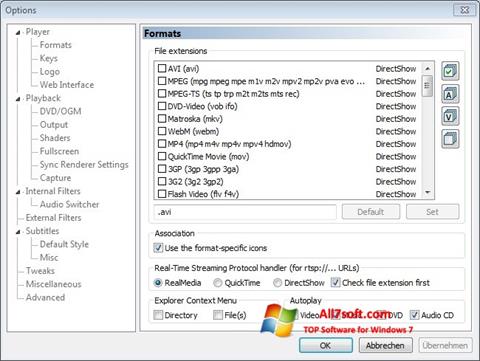 Screenshot Combined Community Codec Pack Windows 7