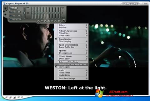 Screenshot Crystal Player Windows 7