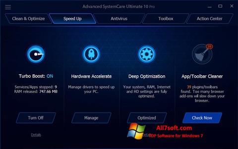 Screenshot Advanced SystemCare Ultimate Windows 7