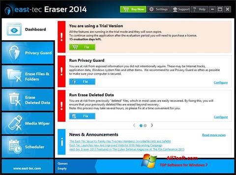 Screenshot East Tec Eraser Windows 7