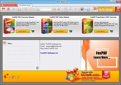 Screenshot PPTX Viewer Windows 7