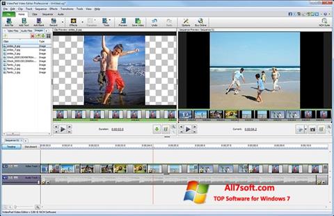 Screenshot VideoPad Video Editor Windows 7
