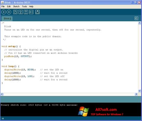 Screenshot Arduino Windows 7