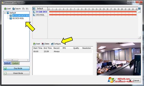 Screenshot D-ViewCam Windows 7