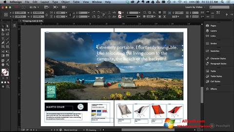 Screenshot Adobe InDesign Windows 7
